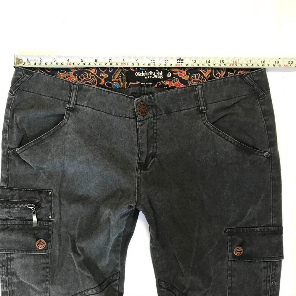 Celebrity Pink skinny cargo pants sz 13 - Picture 4 of 7